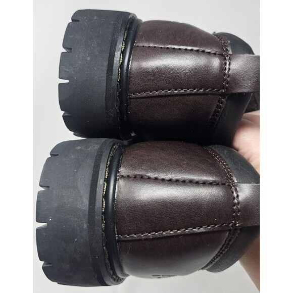 Skechers Utility Alley Cats Leather Dark Brown Oxfords Men's Size 9 (SN7111R) - Picture 9 of 13